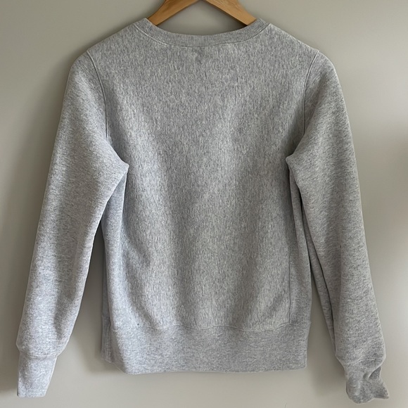 Vintage Champion Reverse Weave Warm Up Spell-Out Heathered Crewneck - Picture 3 of 9